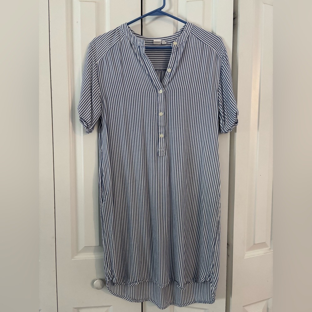 Blue & White Stripe Everyday Summer Dress